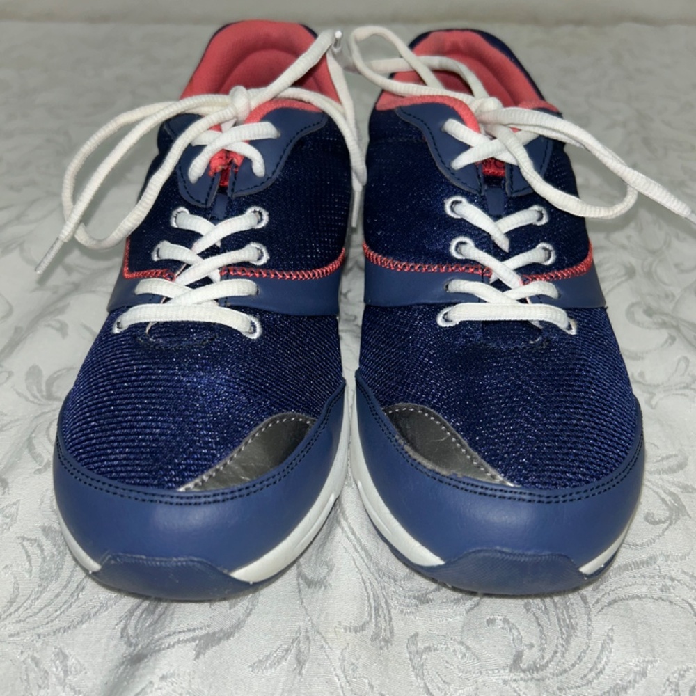 Vionics Action Kona Sneakers sz 8W Blue with Pink accents - Picture 3 of 9